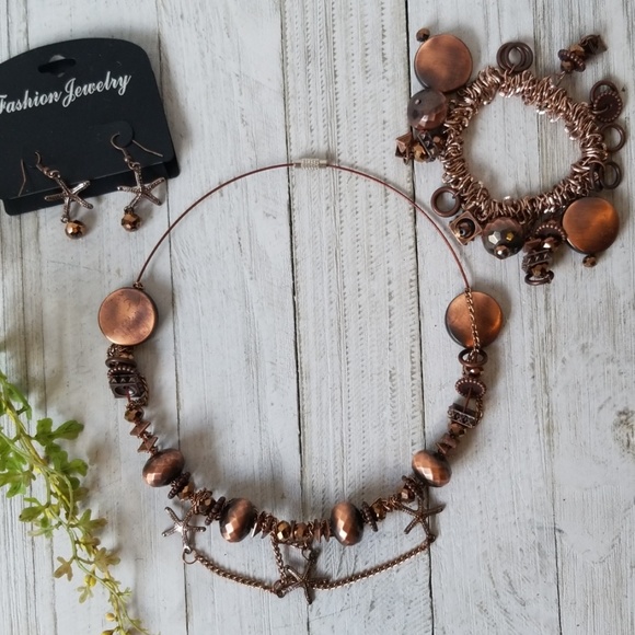 Fashion Jewelry Jewelry - Starfish 3 Piece Jewelry Set